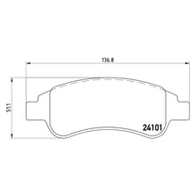 Load image into Gallery viewer, Front Brake Pad Fits Citroen Peugeot Vauxhall C2 DS3 206 207 1007 Brembo P61082