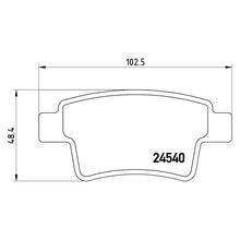 Load image into Gallery viewer, Rear Brake Pad Fits Citroen Peugeot C4 408 Brembo P61085
