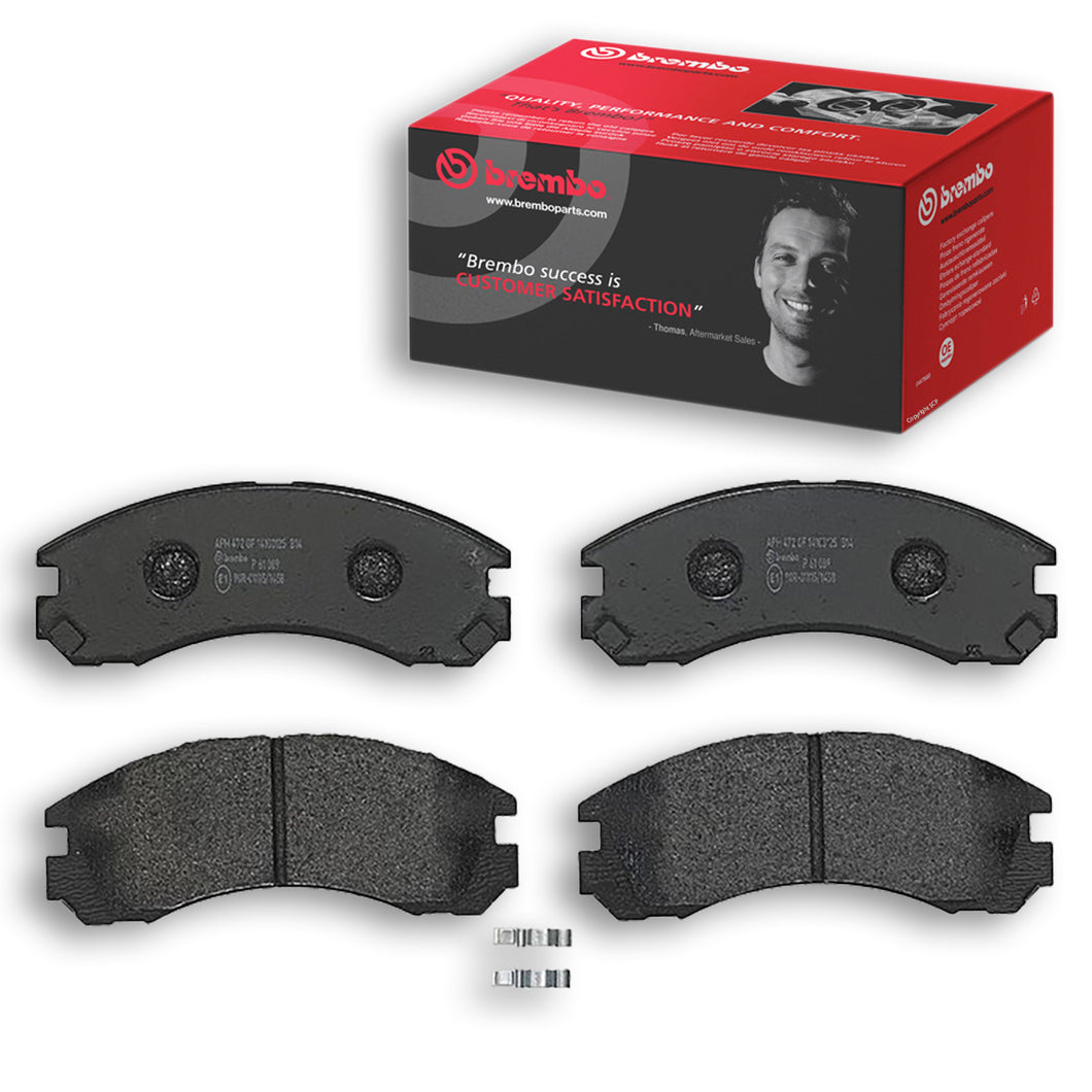 Front Brake Pad Fits Citroen Mitsubishi Peugeot Lancer Outlander Brembo P61089