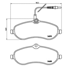Load image into Gallery viewer, Front Brake Pad Fits Citroen Fiat Peugeot Toyota Jumpy Expert Brembo P61096
