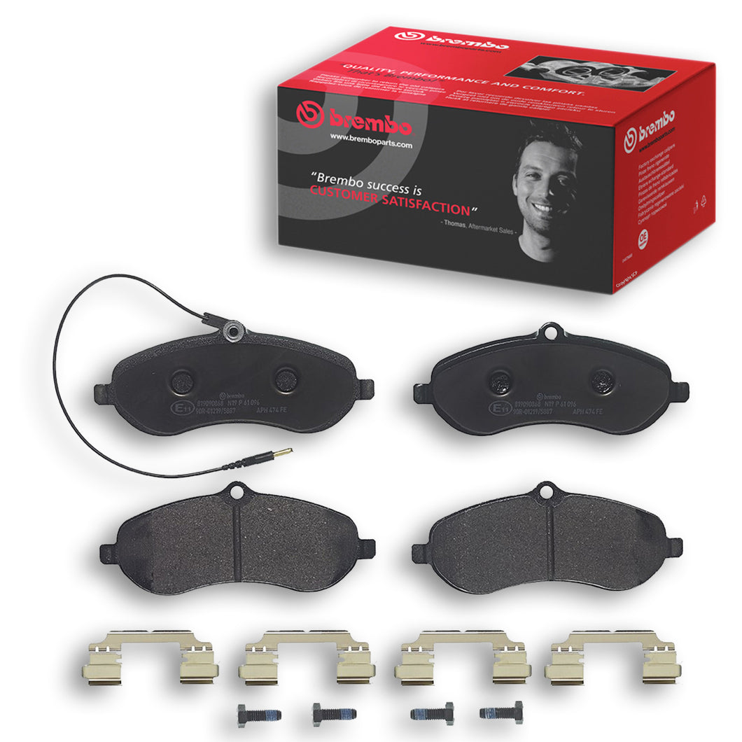 Front Brake Pad Fits Citroen Fiat Peugeot Toyota Jumpy Expert Brembo P61096