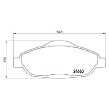 Load image into Gallery viewer, Front Brake Pad Fits Peugeot 408 3008 308 Cc Sw 408 5008 Brembo P61101