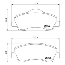 Load image into Gallery viewer, Front Brake Pads Fits Peugeot Brembo P61138