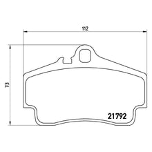 Load image into Gallery viewer, Rear Brake Pad Fits Porsche 911 Boxster Brembo P65008