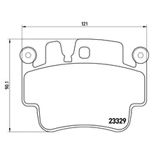 Load image into Gallery viewer, Front/ Rear Brake Pad Fits Porsche 911 Boxster Brembo P65009