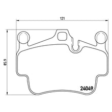 Load image into Gallery viewer, Front/ Rear Brake Pad Fits Porsche 911 Boxster Brembo P65014