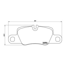 Load image into Gallery viewer, Panamera Rear Brake Pad Fits Porsche Brembo P65020