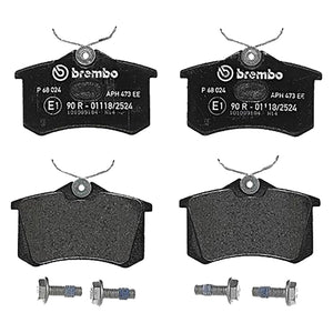 Rear Brake Pad Fits Vauxhall Citroen Nissan Renault C3 C4 Megane Brembo P68024