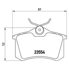 Load image into Gallery viewer, Rear Brake Pad Fits Vauxhall Citroen Nissan Renault C3 C4 Megane Brembo P68024