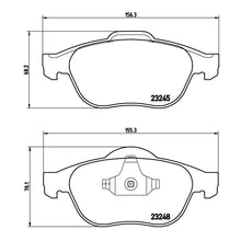 Load image into Gallery viewer, Front Brake Pads Fits Renault Brembo P68032