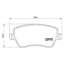 Load image into Gallery viewer, Front Brake Pad Fits Mercedes Nissan Renault Citan Clio Kangoo Brembo P68033