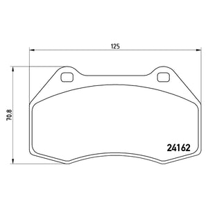Clio 197 Front Brake Pads Mk3 Fits Renault Sport Megane 225 Brembo P68036