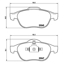Load image into Gallery viewer, Front Brake Pad Fits Renault Grand Scenic Brembo P68040