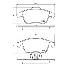 Load image into Gallery viewer, Front Brake Pads Fits Renault Brembo P68047