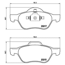 Load image into Gallery viewer, Front Brake Pad Fits Renault Clio Megane Scenic Brembo P68048