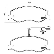 Load image into Gallery viewer, Rear Brake Pad Fits Vauxhall Nissan Renault NV400 Movano Master Brembo P68061