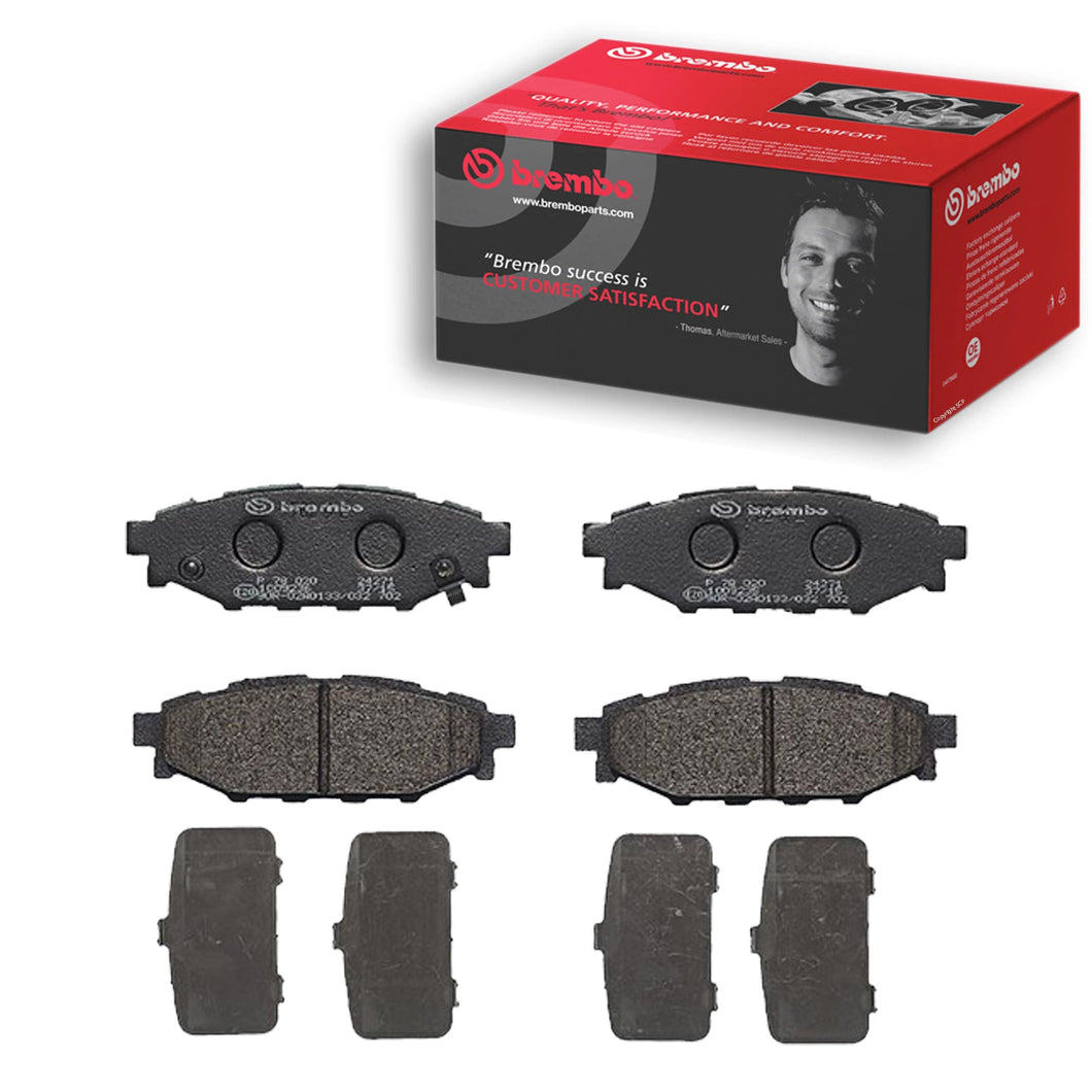 Impreza WRX Rear Brake Pad Fits Subaru Toyota Legacy GT86 Brembo P78020