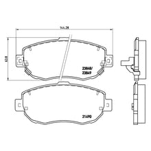 Load image into Gallery viewer, Front Brake Pad Fits Lexus Toyota GS IS SC Supra Brembo P83037