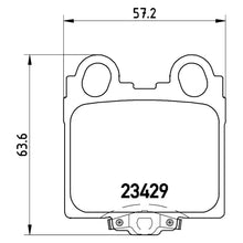 Load image into Gallery viewer, Rear Brake Pad Fits Lexus Toyota GS IS SC Land Cruiser Verossa Brembo P83045