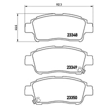 Load image into Gallery viewer, Front Brake Pad Fits Toyota Yaris Brembo P83050