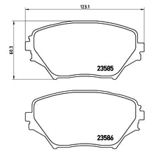 Load image into Gallery viewer, Front Brake Pad Fits Toyota Rav4 Brembo P83055