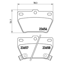 Load image into Gallery viewer, Front/ Rear Brake Pad Fits Toyota Tiggo Rav4 Brembo P83057