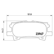 Load image into Gallery viewer, Rear Brake Pad Fits Lexus Toyota RX Highlander Brembo P83068