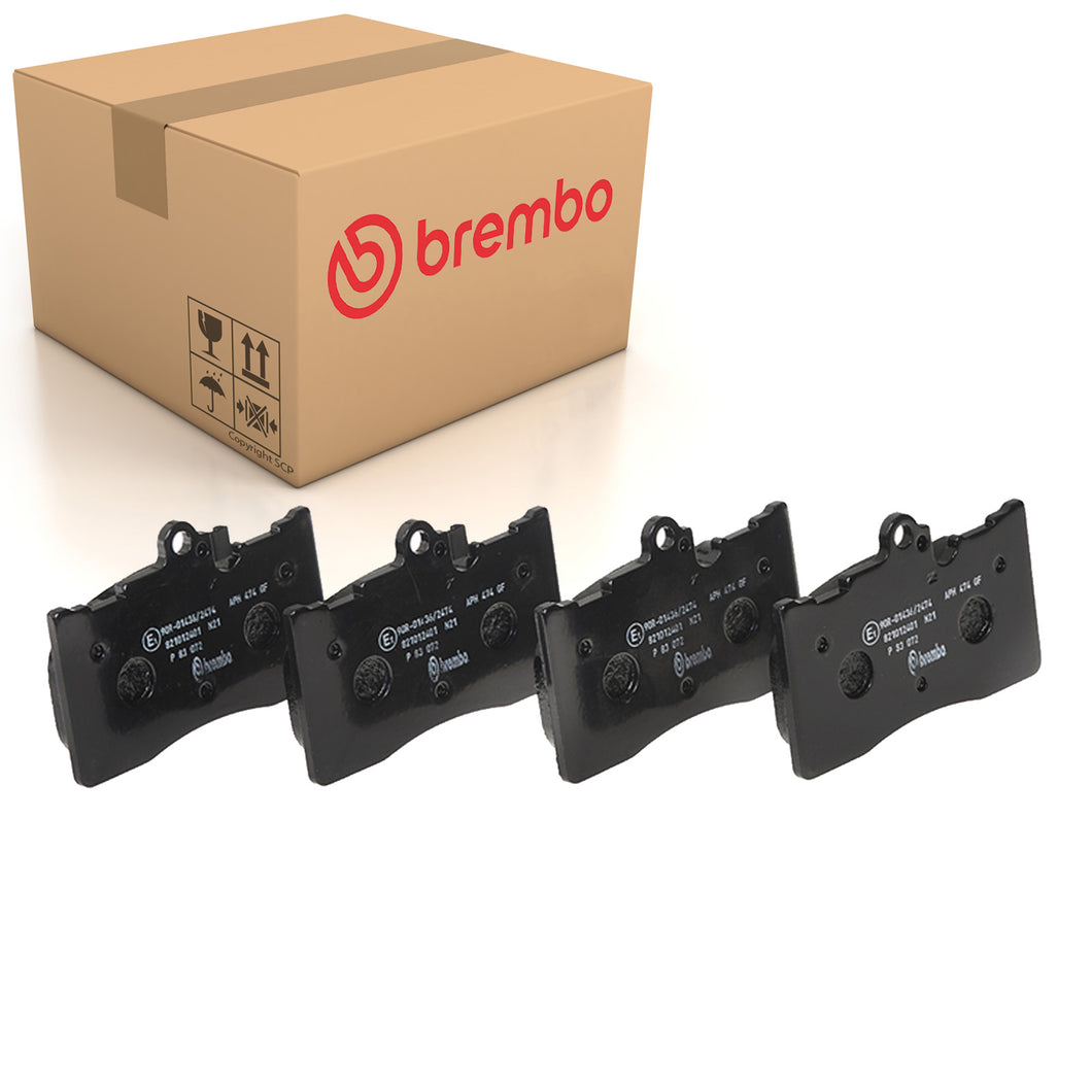 Front Brake Pads Set Kit Fits Toyota 04465-30500 Brembo P83072