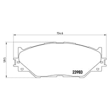 Load image into Gallery viewer, Front Brake Pad Fits Lexus IS Brembo P83074