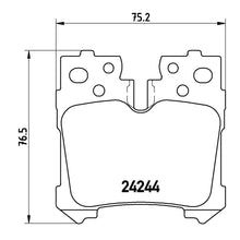 Load image into Gallery viewer, Rear Brake Pads Fits Lexus Brembo P83076