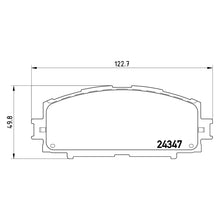 Load image into Gallery viewer, Front Brake Pad Fits Toyota Yaris Corolla Brembo P83086