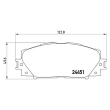 Load image into Gallery viewer, Front Brake Pad Fits Lexus Toyota Prius Corolla Brembo P83106