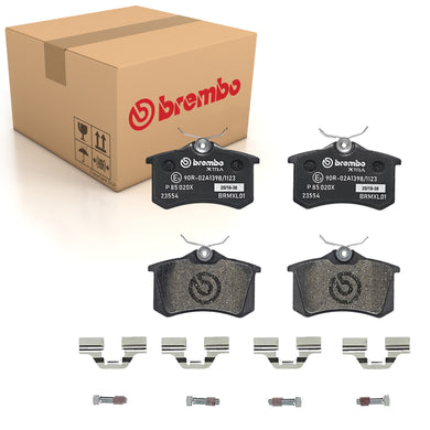 Rear Brake Pads Fits Audi Seat VW Brembo P85020X