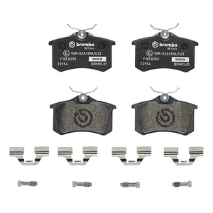 Rear Brake Pads Fits Audi Seat VW Brembo P85020X