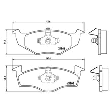 Load image into Gallery viewer, Front Brake Pad Fits Seat Skoda VW Arosa Fabia Roomster Polo Brembo P85025