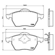 Load image into Gallery viewer, Front Brake Pad Fits Ford Seat VW Galaxy Bora Brembo P85039