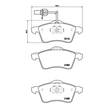 Load image into Gallery viewer, Front Brake Pads Fits VW Brembo P85049