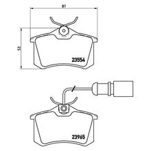 Load image into Gallery viewer, Rear Brake Pad Fits Ford Seat VW Galaxy Alhambra Sharan Brembo P85058