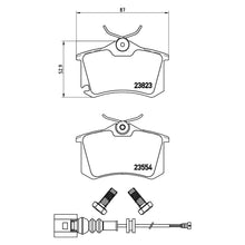 Load image into Gallery viewer, Rear Brake Pad Fits Seat Skoda VW Ibiza Fabia Lupo Polo Brembo P85066