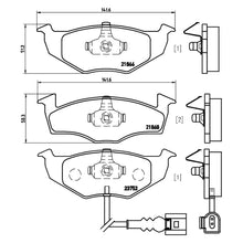 Load image into Gallery viewer, Front Brake Pad Fits Skoda VW Fabia Polo Brembo P85071