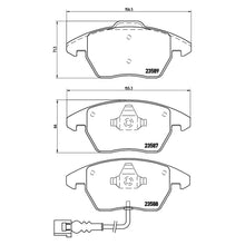 Load image into Gallery viewer, Front Brake Pad Fits VW Audi Seat Skoda A3 Octavia Superb Touran Brembo P85075