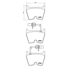 Load image into Gallery viewer, Front Brake Pad Fits Audi Lamborghini VW A6 Diablo Gallardo Brembo P85078