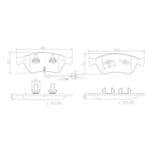 Load image into Gallery viewer, Front Brake Pads Fits Audi VW Brembo P85102