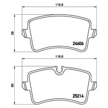 Load image into Gallery viewer, Rear Brake Pad Fits Audi Porsche A6L A6 A7 Q3 Macan Brembo P85119