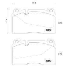 Load image into Gallery viewer, Front Brake Pad Fits Audi Porsche A6L A6 A7 Q5 Macan Brembo P85123