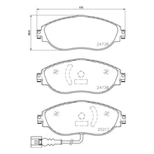 Load image into Gallery viewer, Front Brake Pads Golf Set Kit Fits VW 3C0 698 151 H Brembo P85131X