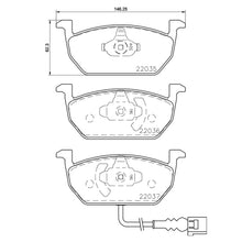 Load image into Gallery viewer, Front Brake Pad Fits Audi Seat Skoda VW A3 Leon Octavia Golf Brembo P85137