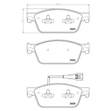 Load image into Gallery viewer, T5 T6 Front Brake Pads Fits VW Transporter 4Motion Brembo P85141