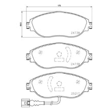 Load image into Gallery viewer, Front Brake Pads Fits Aud Cupra Seat VW Brembo P85144X
