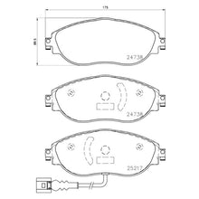 Load image into Gallery viewer, Front Brake Pad Fits VW Audi Seat Skoda Q3 A3 Q2 Leon Octavia Brembo P85144